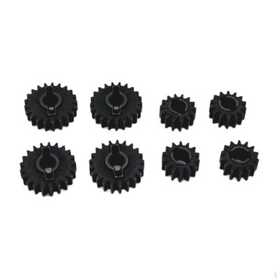 Ensemble de 8 engrenages d'essieu avant et arrière RC, mise à niveau, 1:Engrenages à monter soi-même, échelle 24, 21 dents et 14 dents, pour FCX24