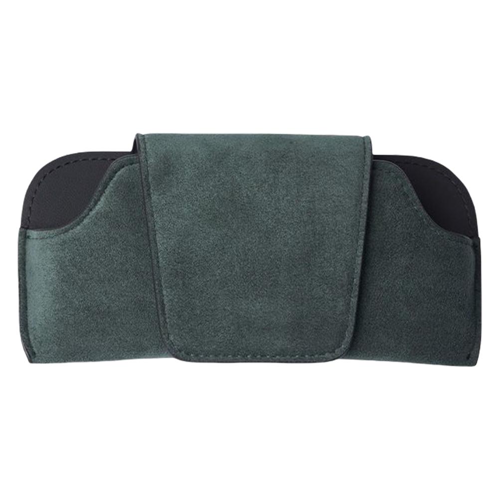 

2/1 шт., кожаный держатель для солнцезащитных очков для автомобиля, солнцезащитный козырек, чехол для солнцезащитных очков, держатель для карточек, держатель для ручек, зажим для очков зелёный