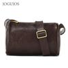 JOGUJOS vegetable tanned leather bag messenger women's versatile leather women's bag women's high-end messenger bag shoulder bag