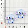 Cartoon Stitch Resin Accessories: DIY Hair Clip, Refrigerator Magnet, Cute Ornament