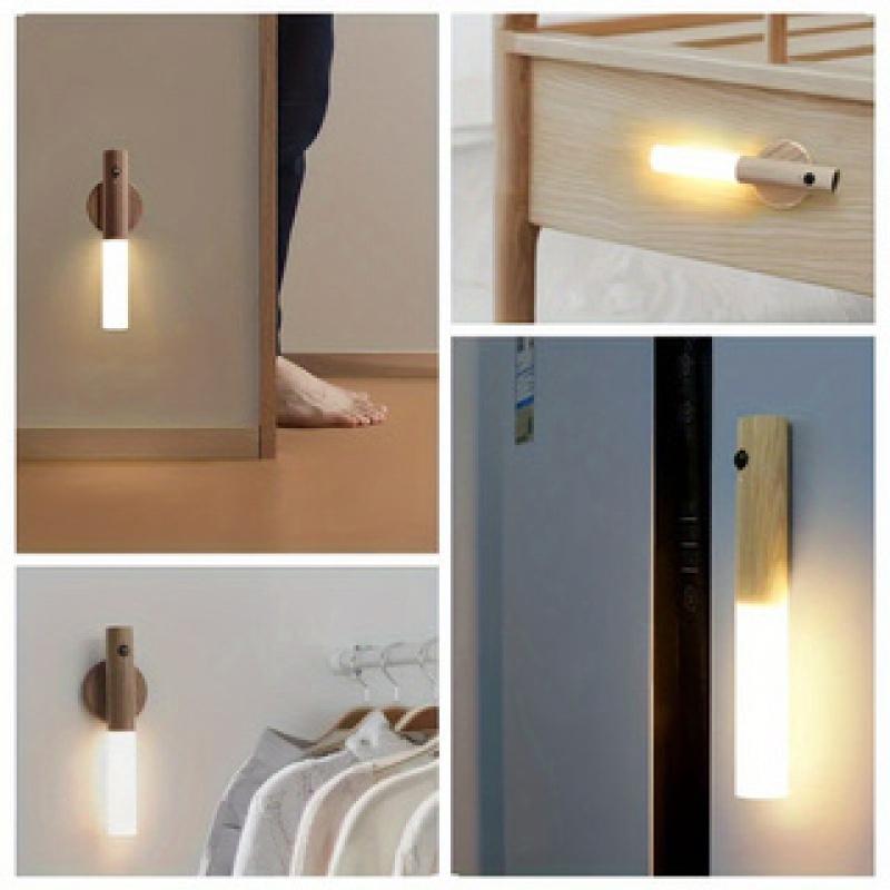 Wall Light Household Toilet Kitchen Bedroom Entrance Lighting Smart Motion Sensor Night Light LED Rechargeable Corridor Cabinet