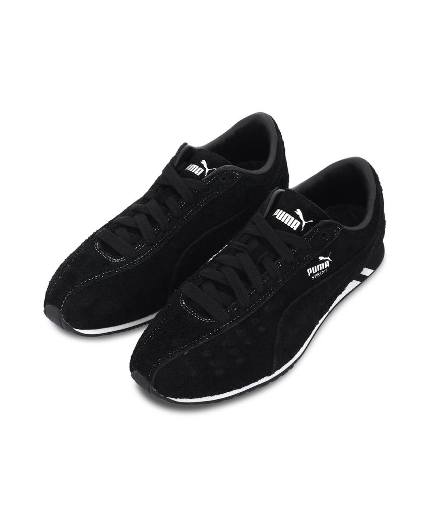 Puma Sprint - (Hairy Suede) Black:Forest / 406113-02