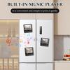 Acrylic Music Fridge Magnet Custom Music Album Fridge Sticker Compact Personalized Plaque Magnet Player With Built In Music