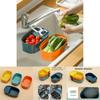 Draining Sink Strainer Basket Kitchen Garbage Filter Hanging Rack Storage