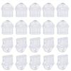 50 Transparent Dust Plugs, Suitable for Mobile Phones, Computers, and Headphone Jacks - Suitable for Type-C DIY Decorative Pendants with Holes