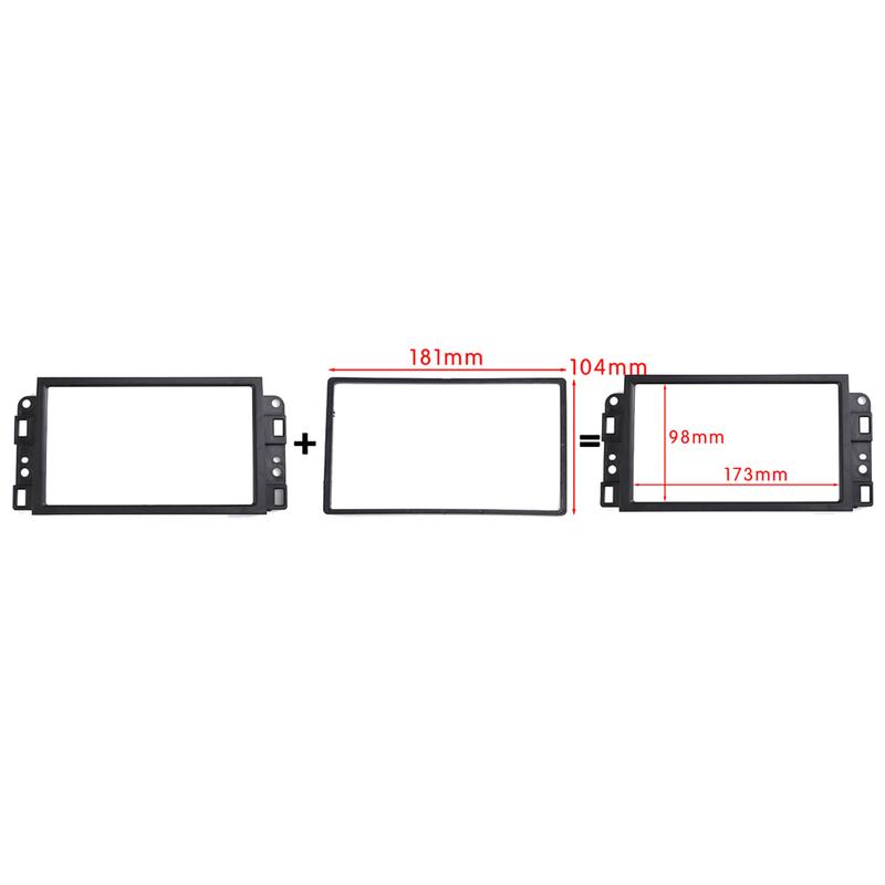 2Din Car Radio Fascia CD DVD Audio Dashboard Panel Frame for Chevrolet Captiva / Lova / Gentra / AVEO