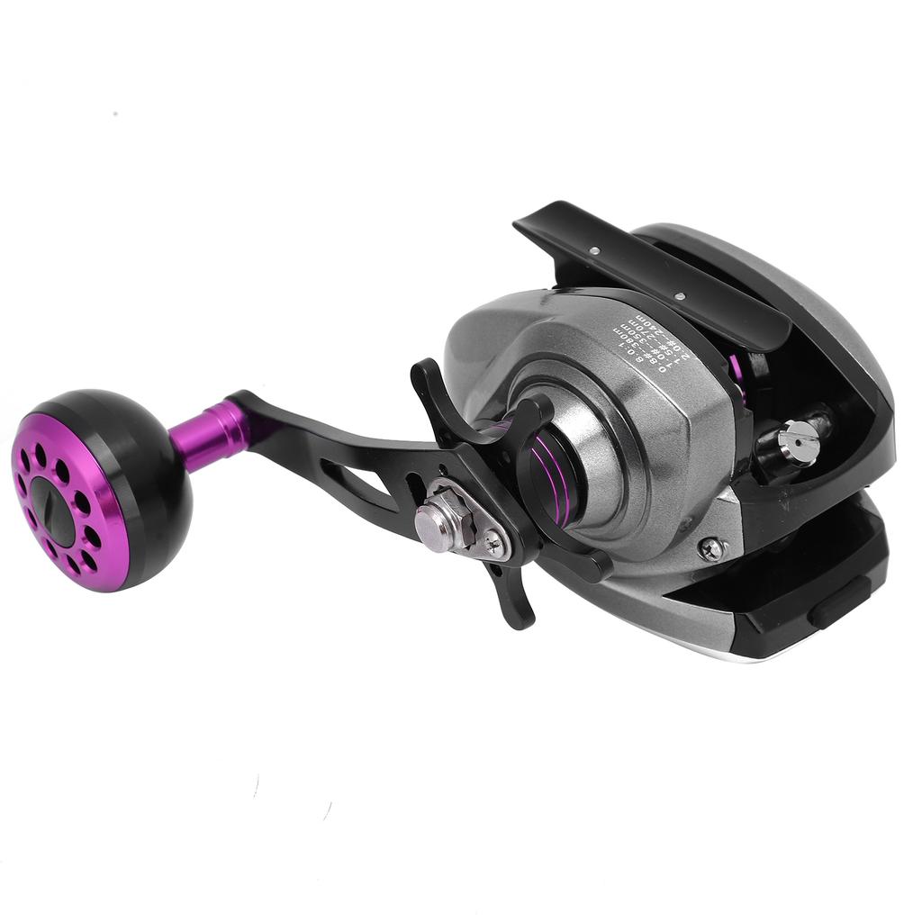 Solar Digital Display Fishing Reel Casting Wheel Rechargeable Single Rocker Sea FishingLeft Hand Wheel