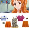 Originalgetreues One Piece Nami Cosplay-Kostüm für Damen, süße Anime-Kleidung für Halloween