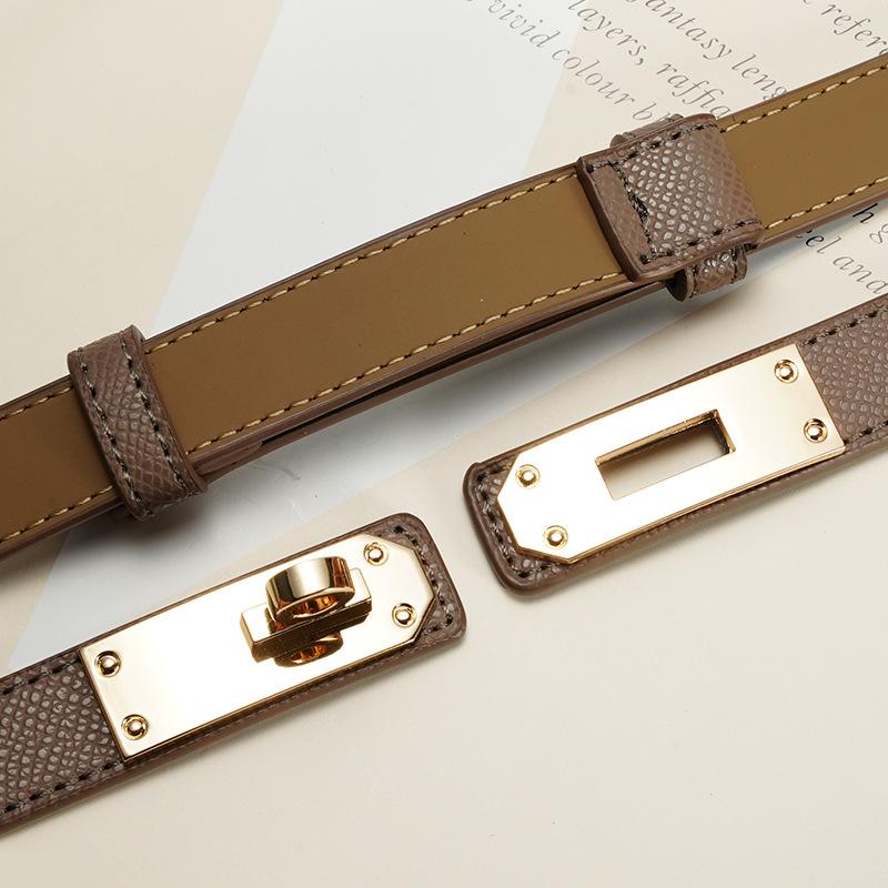 New Lady's Button-down Belt, Telescopic Waist Belt, Women's Dress, Waist-cinching and Adjustable Casual Belt, Clothing Accessories