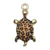 DIY Alloy Drip Oil Turtle Pendant Earrings & Keychain Accessories