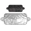 Winter Car Windshield Snow Cover PE Material Folding Freeze Window Protector 59.06x27.56x0.39 Inches Car Snow Cover