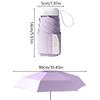 Mini Travel Umbrella Rainproof Sunproof UV Protection UPF 50 Folding Sun Umbrella Travel Size For Kids Women Adults Summer Beach