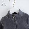 Boys Velvet Jacket New Baby Children's Clothes Western Style Girls Winter Clothes Thickened Flannel Top Fashion Casual Coat