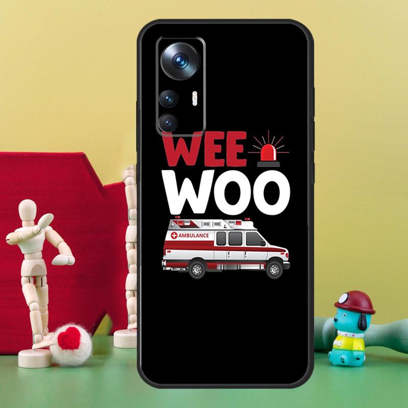 Ambulance EMS EMT Paramedic For Xiaomi 12T 11T 13 Pro 12 Lite 12X Case For POCO F5 X3 X4 X5 Pro F3 F4 GT M5 C40 Coque
