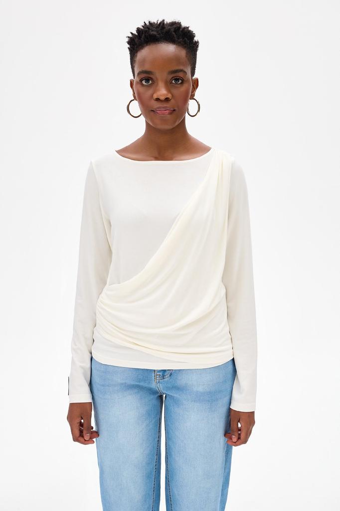 Nanu Women's Blouse Ecru 44/46
