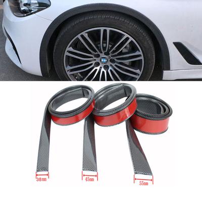 1pc Universal Car Fender Flares Rubber Arch Wheel Eyebrow Lip For Auto Truck SUV Rubber Fender Moulding Anti-collision