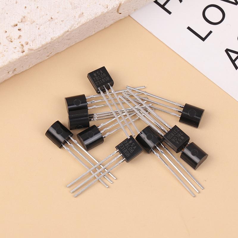 10Pcs Three-Terminal Voltage Regulator Ws78L05 78L06 78L08 78L09 78L12 Accessories