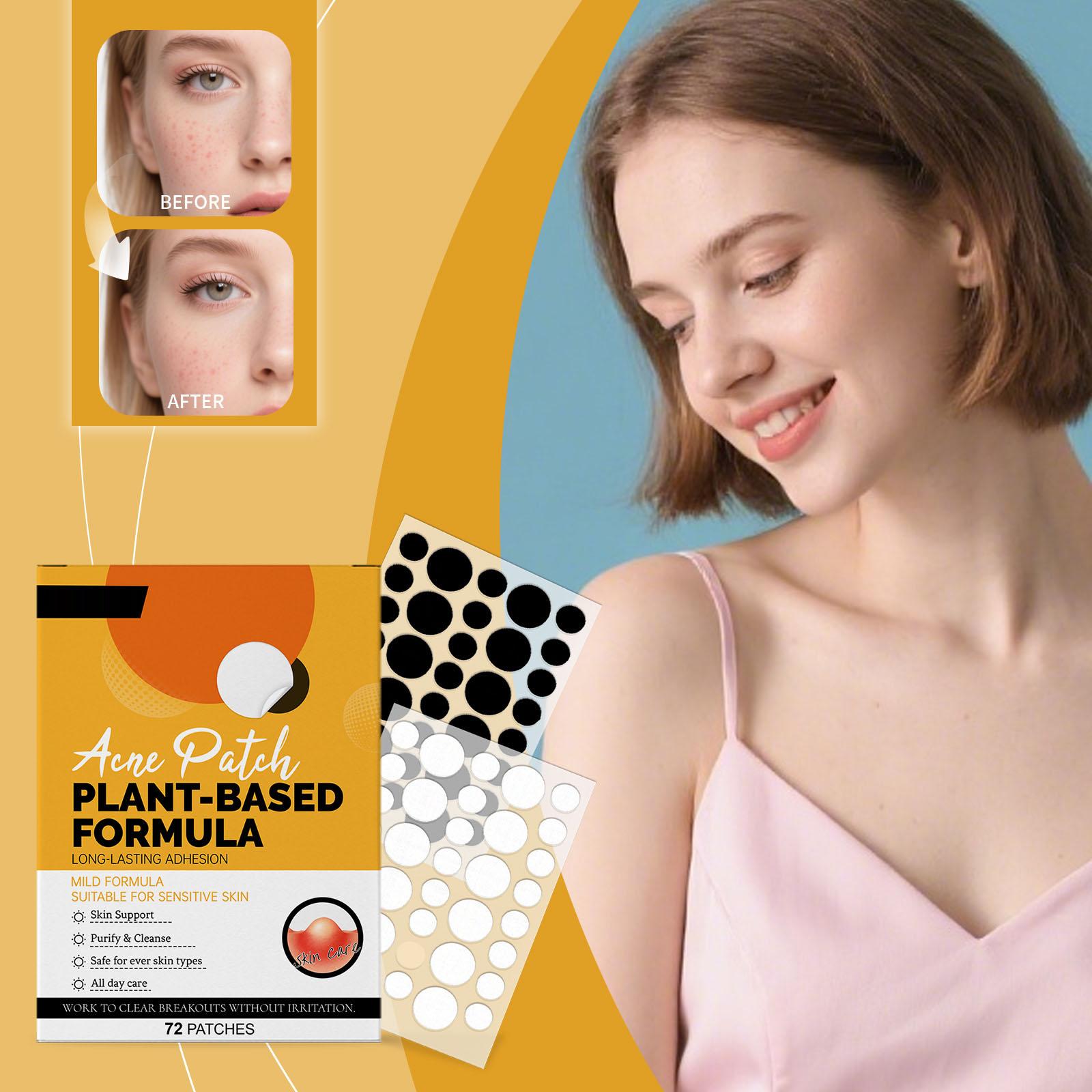 

Acne Removal Patches, Acne Patches, Soothing, Breathable, Isolation, Protective, Oil Control, Conditioning, Local Care Patches. One Size оранжевый