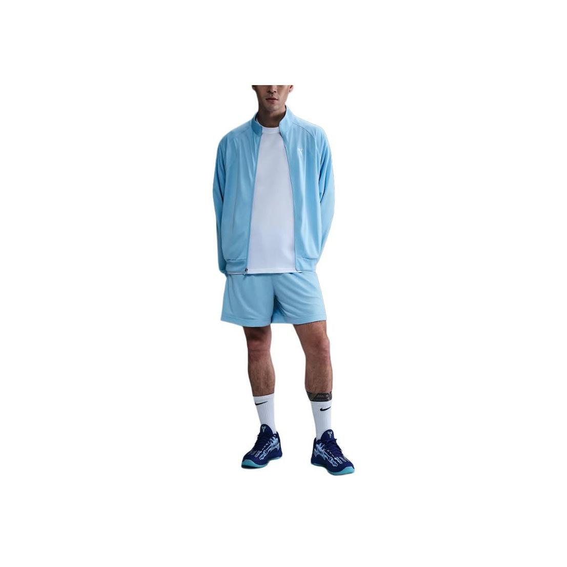 

Nike Dri-Fit Swoosh Breathable Comfortable Versatile Basketball Shorts Men shorts Mind-Blue White HJ8103-422 M