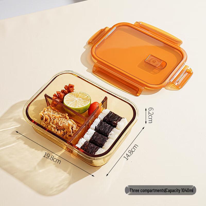 Tingle Microwaveable Borosilicate Glass Lunch Box