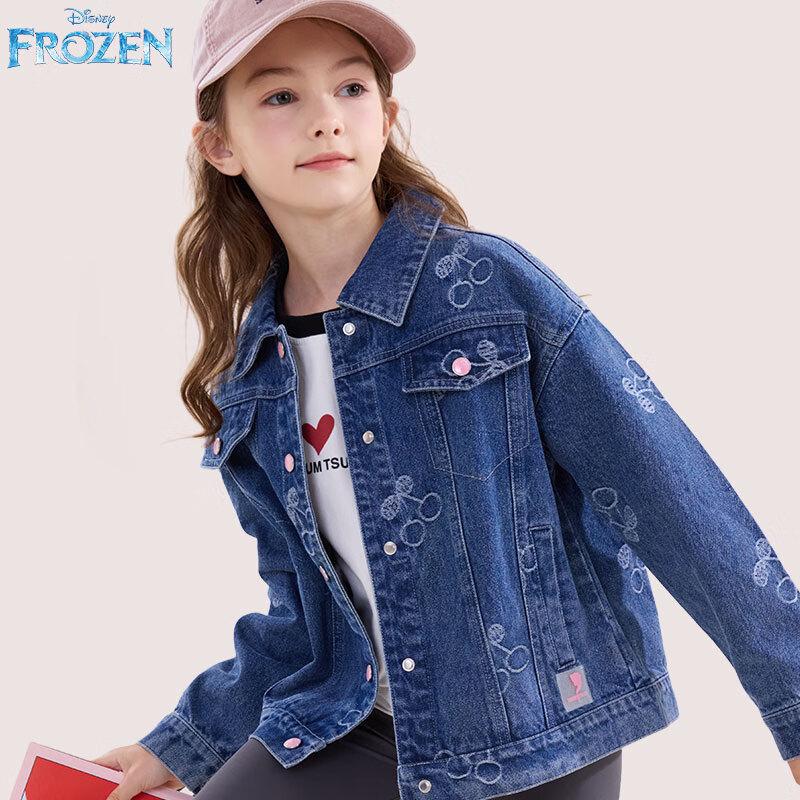 Disney Girls' Casual Denim Jacket