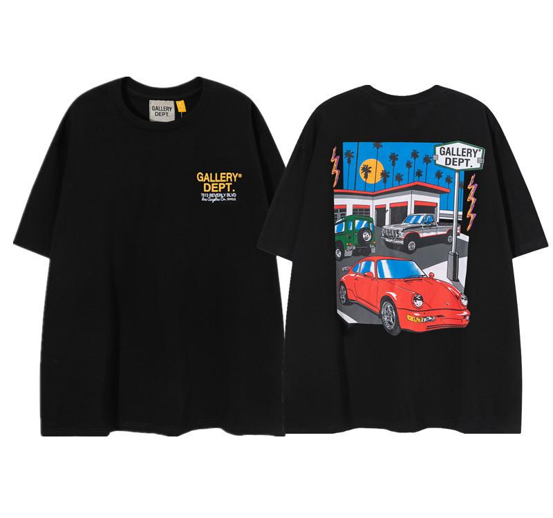 2026 New American Retro Minimalist Letter Logo Funny Pure Cotton Print New Men s and Women s Loose Personalize S разноцветный