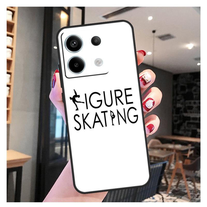 Figure Skating Ice Skating Case For Xiaomi Redmi Note 13 12 11 9 10 Pro 9S 10S 11S 12S Redmi 13 12 10C 12C 13C Coque