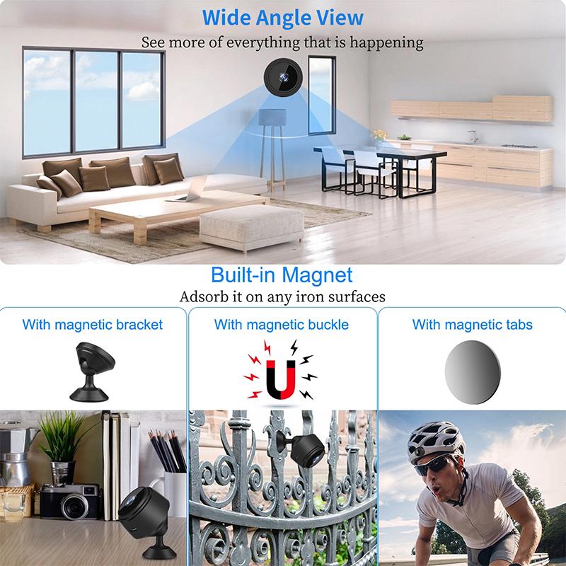 A9 Mini Camera Wifi Wireless Monitoring Security Protection Remote Monitor Camcorders Video Surveillance Smart Home