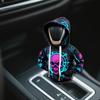 Creative Skull Car Gear Lever Hooded Clothes Car Gear Lever Cover Small Hoodie Car Interior Gear Shift Cover