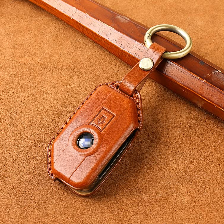 Ontto BMW Schlüsselhülle Schlüsselabdeckung Gute Haptik Luxuriöse Fernschlüsselhülle Modisch Kratzfest