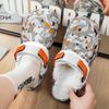Men Winter Slippers Indoor Comfortable Warm Slippers Summer Removable Sandals Men Casual Non Slip Plush Fur Slippers for Men