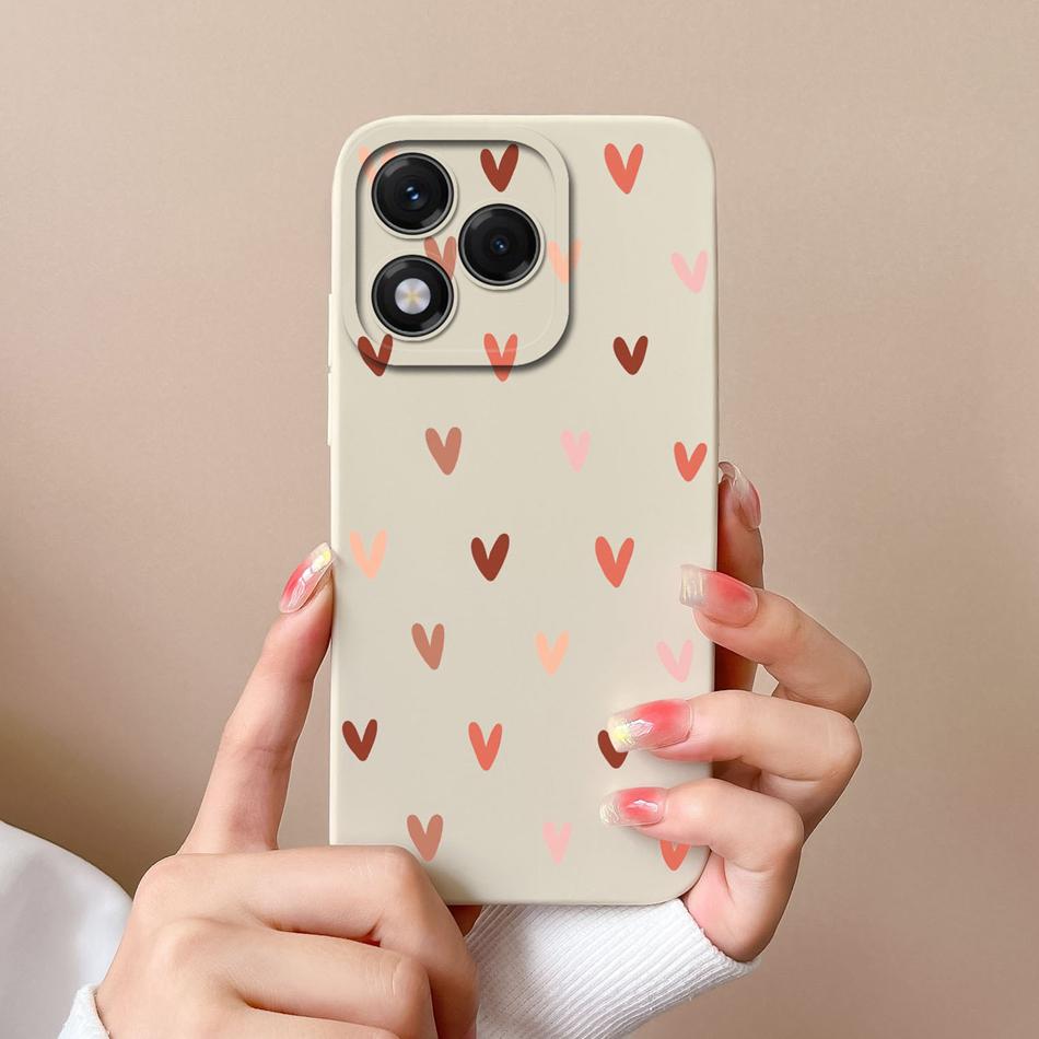 For Honor 400 Lite Case Butterfly Heart Soft Liquid Silicone Full Protection Anti Drop Phone Back Cover For Honor 400Lite Funda