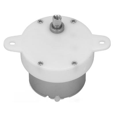 Verzögerungsreduzierender Motor DC 10 U/min Hohe Torsion Drehzahl Zylinderform mit Klemme Stilles Getriebe 12V