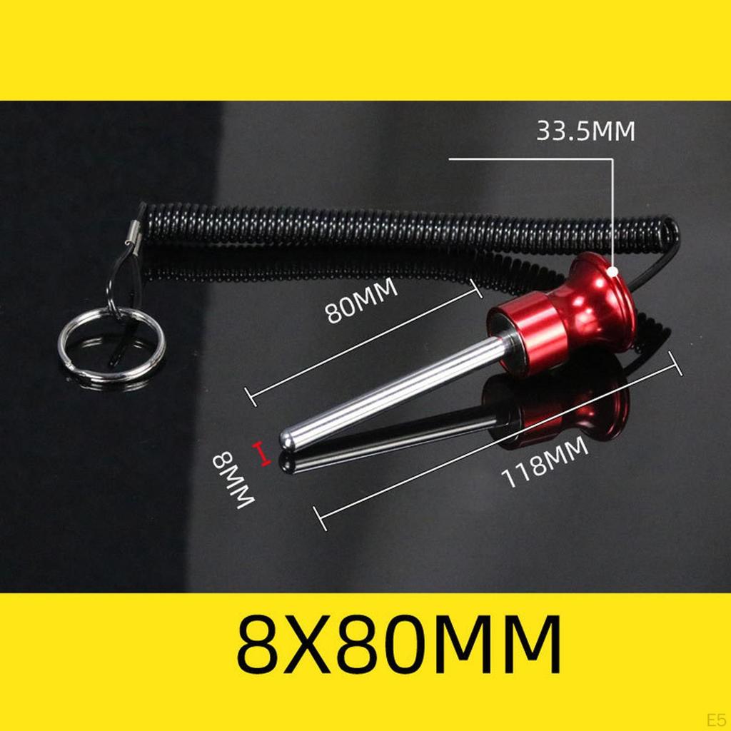 Weight Pilgrimage Pin with Pull Rope Selection Key Aluminum Alloy Machine Parts