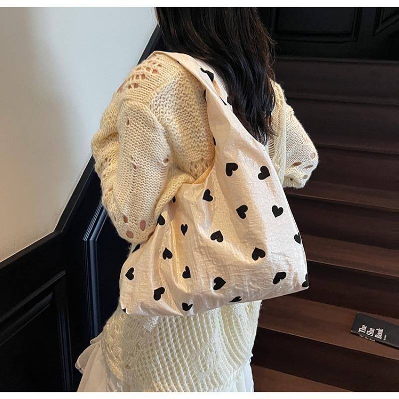 

Новая текстурированная холщовая сумка-жилет через плечо Любовь , большая вместимость, текстурированная студенческая сумка под мышкой