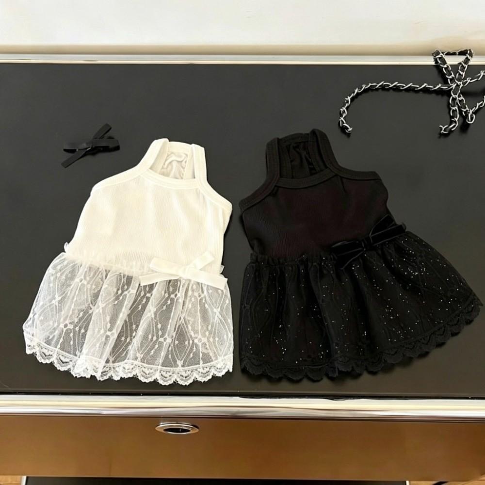 Princess Style Pet Dresses Lace Detail Pet Vest Princess Dog Skirts For Dogs
