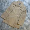 Used Max Mara J38 Rainwear Trench Coat Beige Commuting Made In Italy