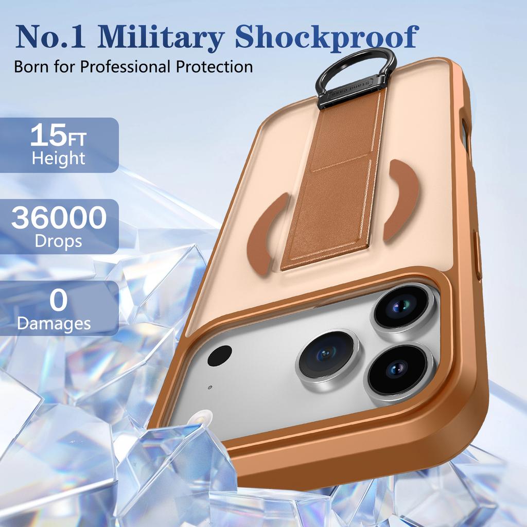 Skin Feel Strong Magnetic D buckle Phone Case For iPhone 17 Pro Max 16 Plus 15 14 13 Slim Fit Shockproof For Magsafe Cover