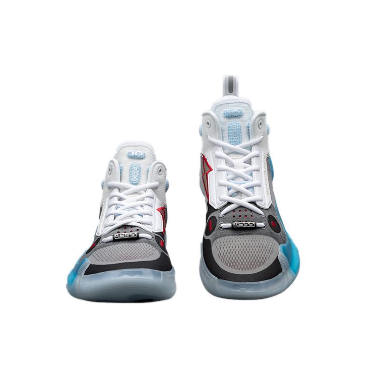 Li-Ning Way of Wade 10 Team No Sleep Men Sneakers Grey White ABAS115-2