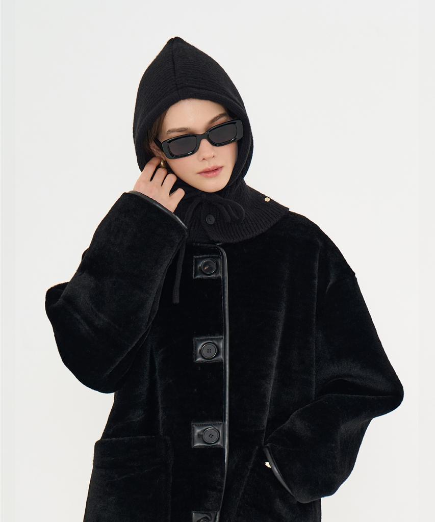 Metapeo Met Wool Cozy Balaclava Black