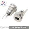 5.5*2.5mm DC Power Supply Male Plug Connector 5.5x2.1mm Female Metal Panel Mount Socket Jack DC Connectors Terminal Adapter