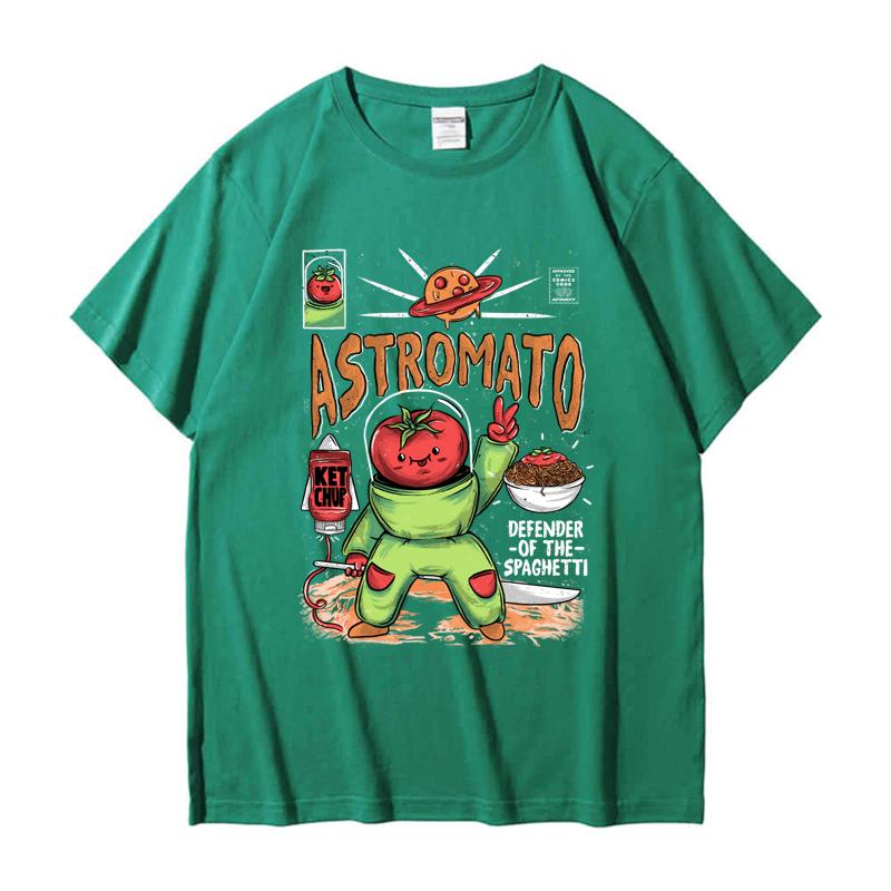 

220GSM Тяжелая футболка из 100% хлопка, мужская футболка с астроматическим принтом, повседневная мужская футболка с круглым вырезом, базовые мужские топы