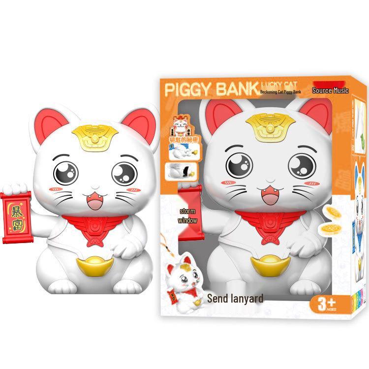2025 Creative Maneki Neko Piggy Bank - Large Size Children's Savings Bank Gift for New Year