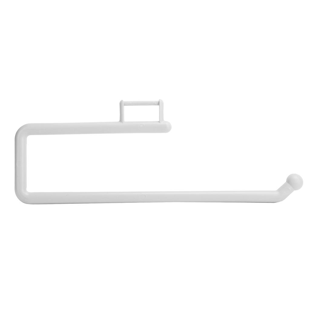 Wand montierter Papierrollenhalter, Handtuchhalter, Toilettenpapierhalter, Badezimmer, Küche, Organizer, weiß