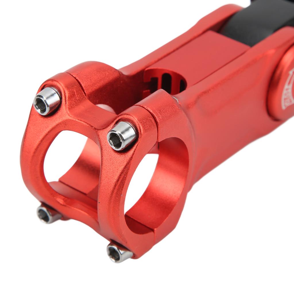 Bike Hollow Stem CNC Machining   Handlebar Extender for Mountain Road Bike Red and Black