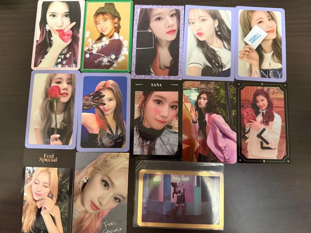 [USED] TWICE Sana trading card