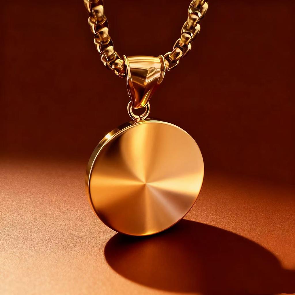 HNSP 316L Stainless Steel Vintage Compass Pendant Necklace For Men Viking  Accessories