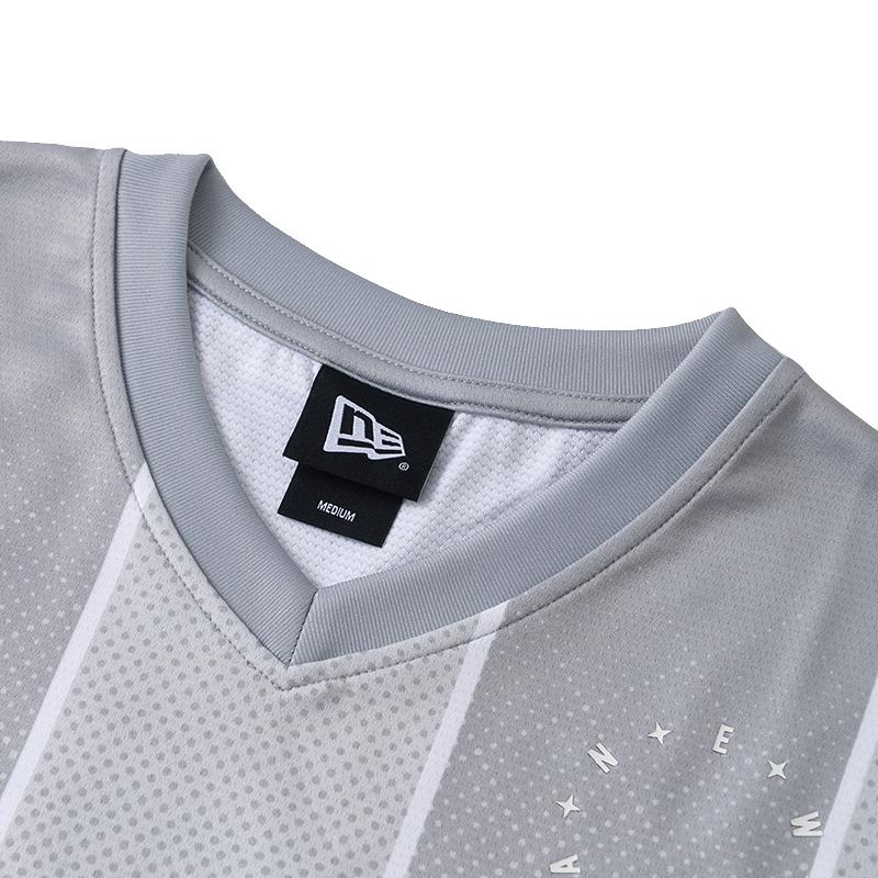 New Era Urban Sports Series Loose Fit Crew Neck Short Sleeve T-Shirt Unisex Tops Light-Gray 14500147