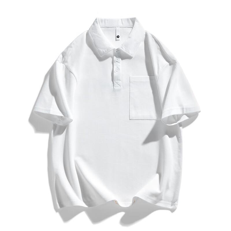 JIAOXIU Men's Solid Color Casual Polo Shirt