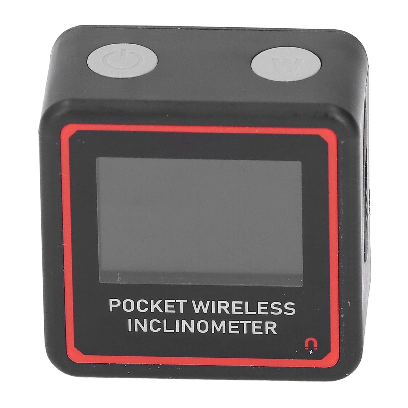 

Digital Display Inclinometer Pocket Level and Angle Measuring Gauge 4x90 Degree Electronic Protractor